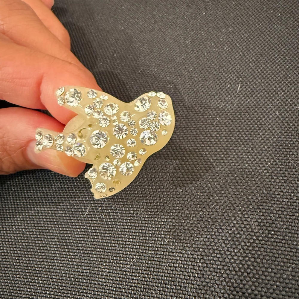 Marc Jacobs bird crystal ring